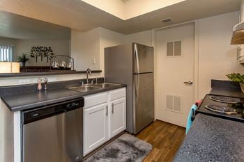 Stainless Steal Appliances in Fully-Equipped Kitchen